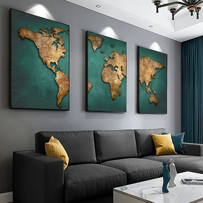 Star Map Poster - Affiches en toile de carte du