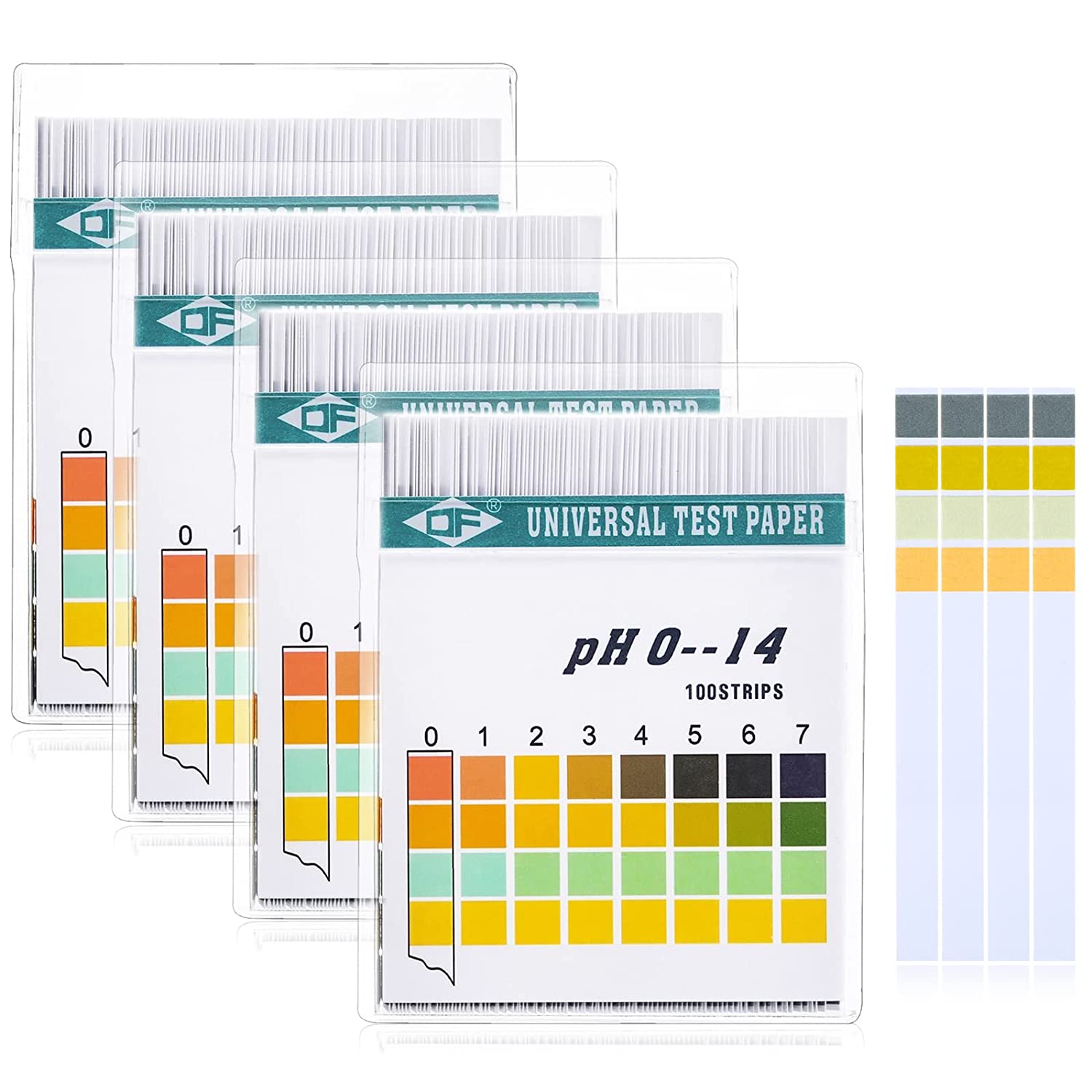 Water Testing Kit - 100 bandes 0-14 PH acide alcalin