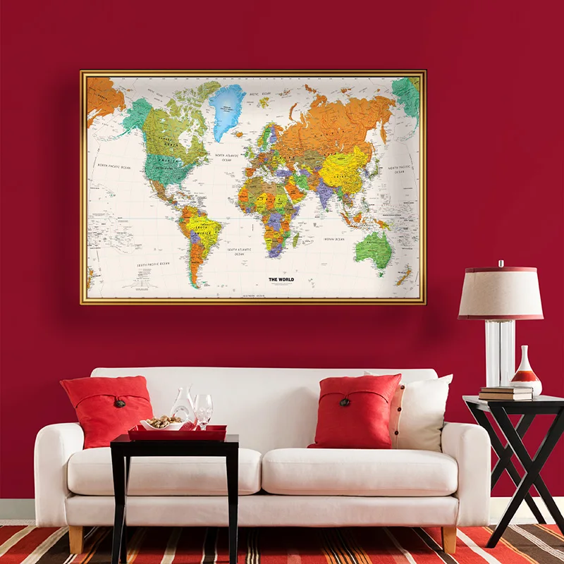 Affiche de carte du monde 150x - Star Map Poster avis et prix
