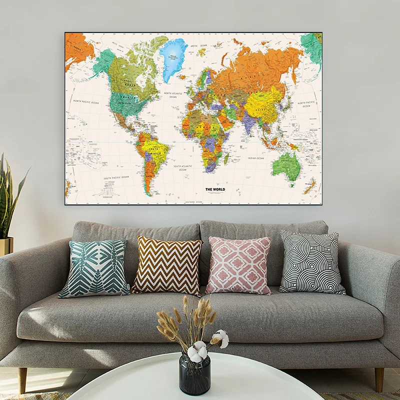 Affiche de carte du monde 150x - Star Map Poster avis et prix