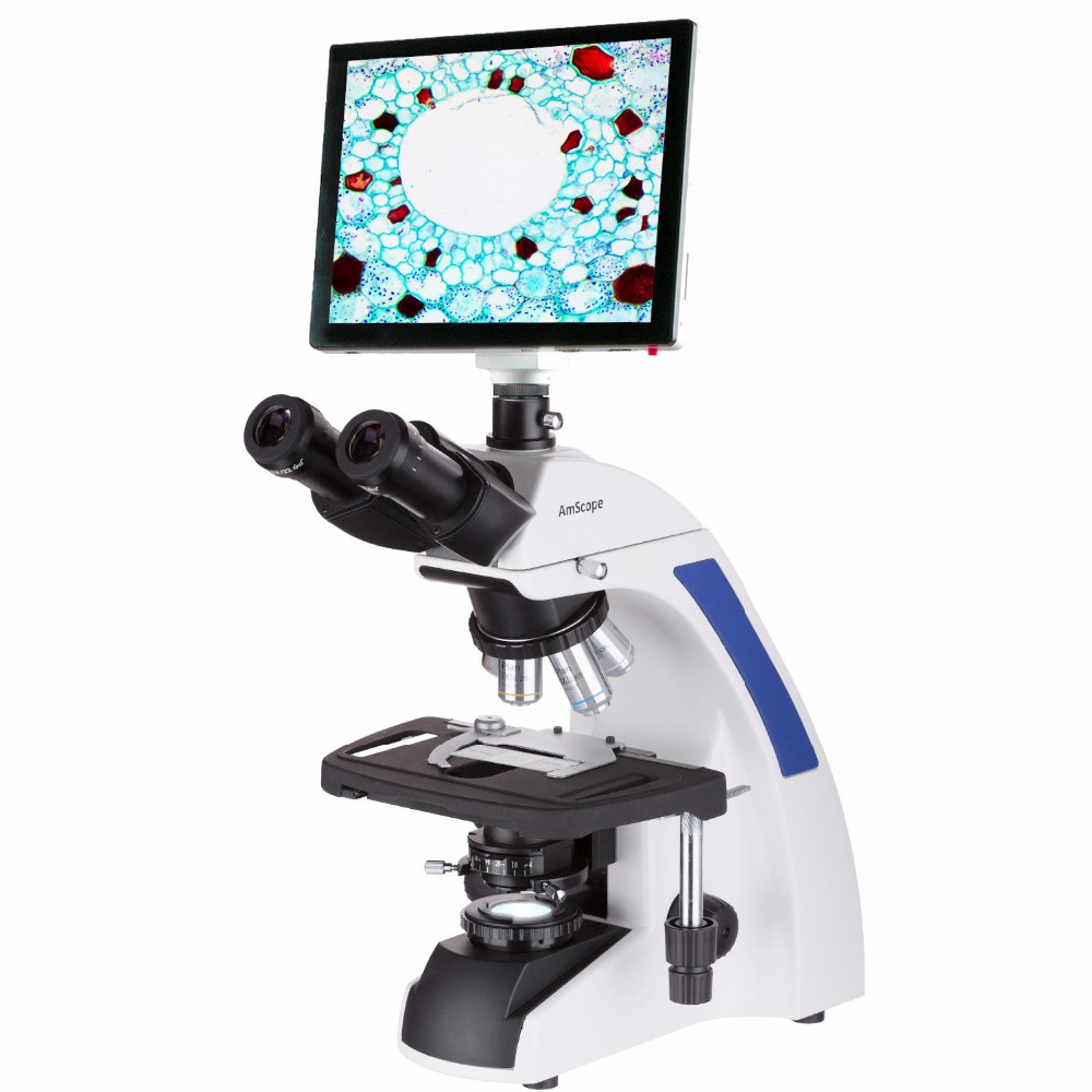 Microscope composé trinoculair - Amscope Microscope Compound 40X-1000X avis et prix